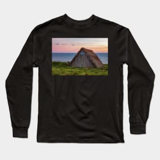 Seaweed Drying Hut, Freshwater West, Pembrokeshire Long Sleeve T-Shirt